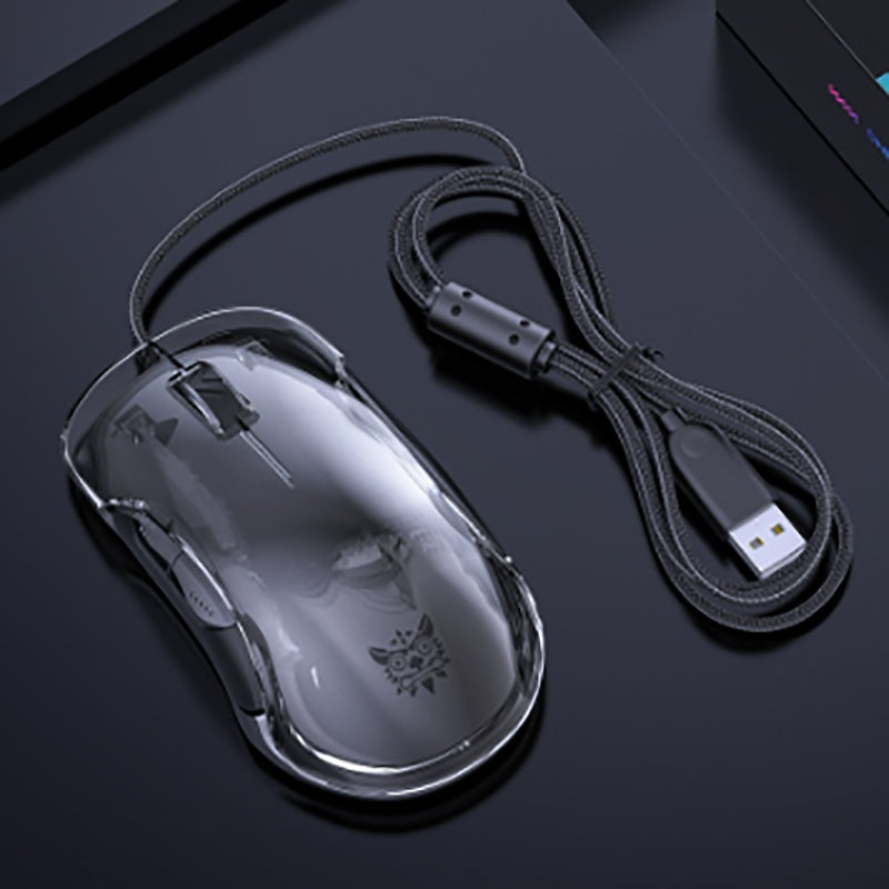 ONIKUMA Dazzling Colorful Light Effect Mouse, Triple Color Choice Gaming Mouse, Wired Mouse, 12800DPI, Ergonomic Design, Portable, Gaming\u002FOffice, for Gaming\u002FWork, Birthday\u002FHoliday Gift-CW925