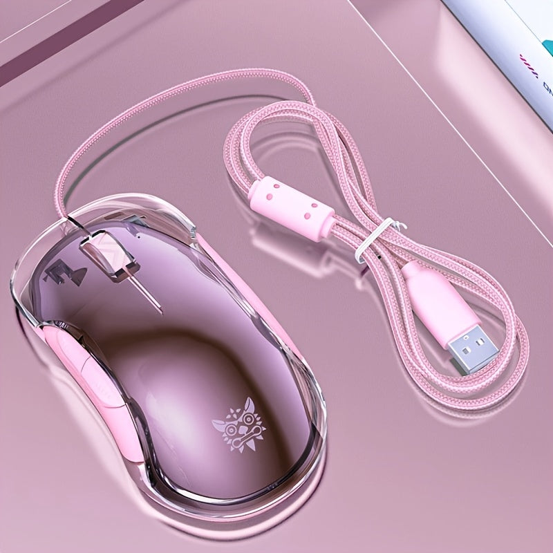 ONIKUMA Dazzling Colorful Light Effect Mouse, Triple Color Choice Gaming Mouse, Wired Mouse, 12800DPI, Ergonomic Design, Portable, Gaming\u002FOffice, for Gaming\u002FWork, Birthday\u002FHoliday Gift-CW925