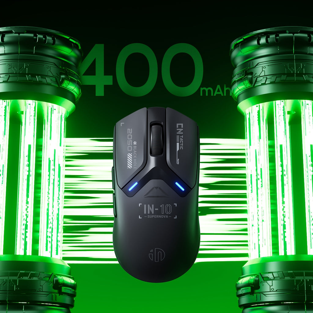 INPHIC IN10P Triple Mode Wireless Gaming Mouse with 3395 Sensor, 8K Polling Rate