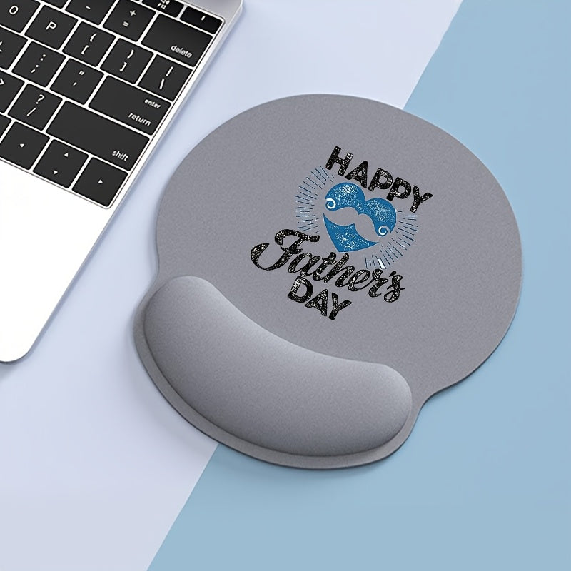1pc Customized Personalized Mouse Pad with Wrist Support - Non-Slip Memory Surface
