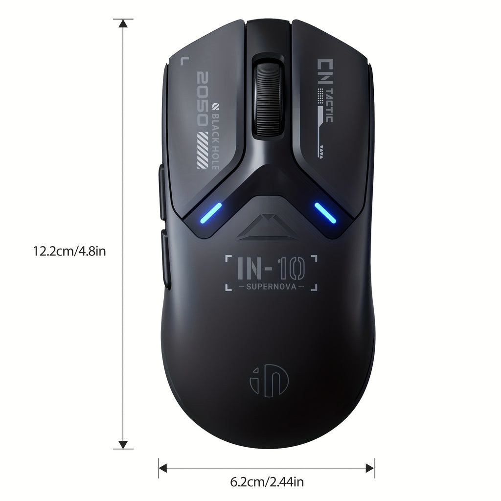 INPHIC IN10P Triple Mode Wireless Gaming Mouse with 3395 Sensor, 8K Polling Rate