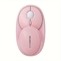 Rechargeable Wireless Mouse 2.4G\u002FBT Dual Mode, 2.4GHz Portable Cordless Mice PC, Laptop
