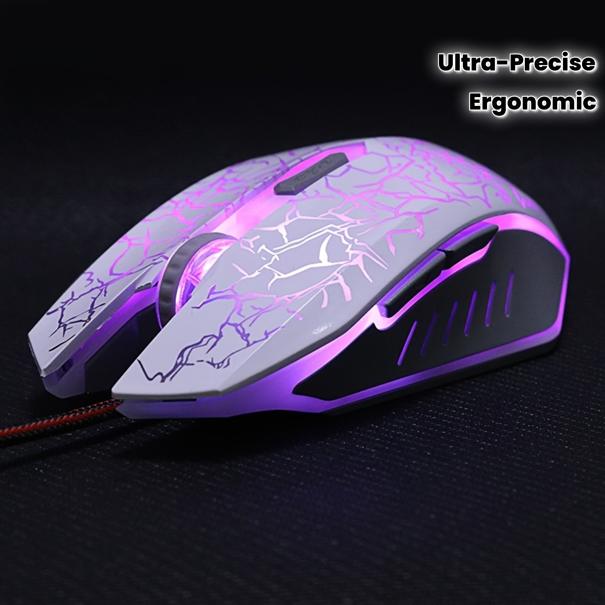 Colorful LED Computer 6KEY Gaming Mouse Professional Ultra-precise For Dota 2 LOL Gamer Mouse Ergonomic 2400 DPI USB Wired Mouse