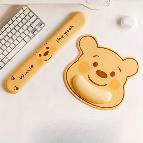 1\u002F2 Disney Winnie the Pooh Wrist Rest Mouse Pad