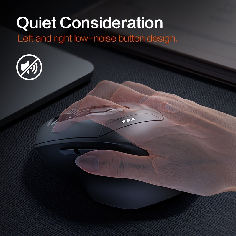 INPHIC DR01 wireless BT mouse ergonomic office light sound suitable for laptops