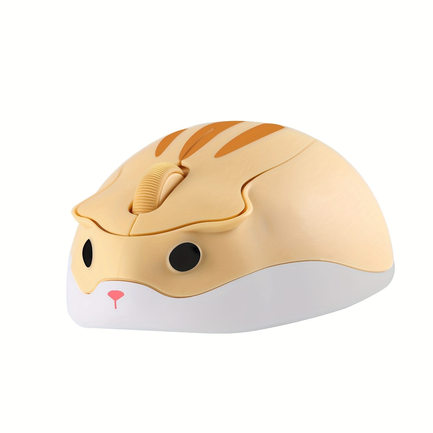 2.4GHz Wireless Mouse Cute Hamster Shape Less Noice Portable Mobile Optical