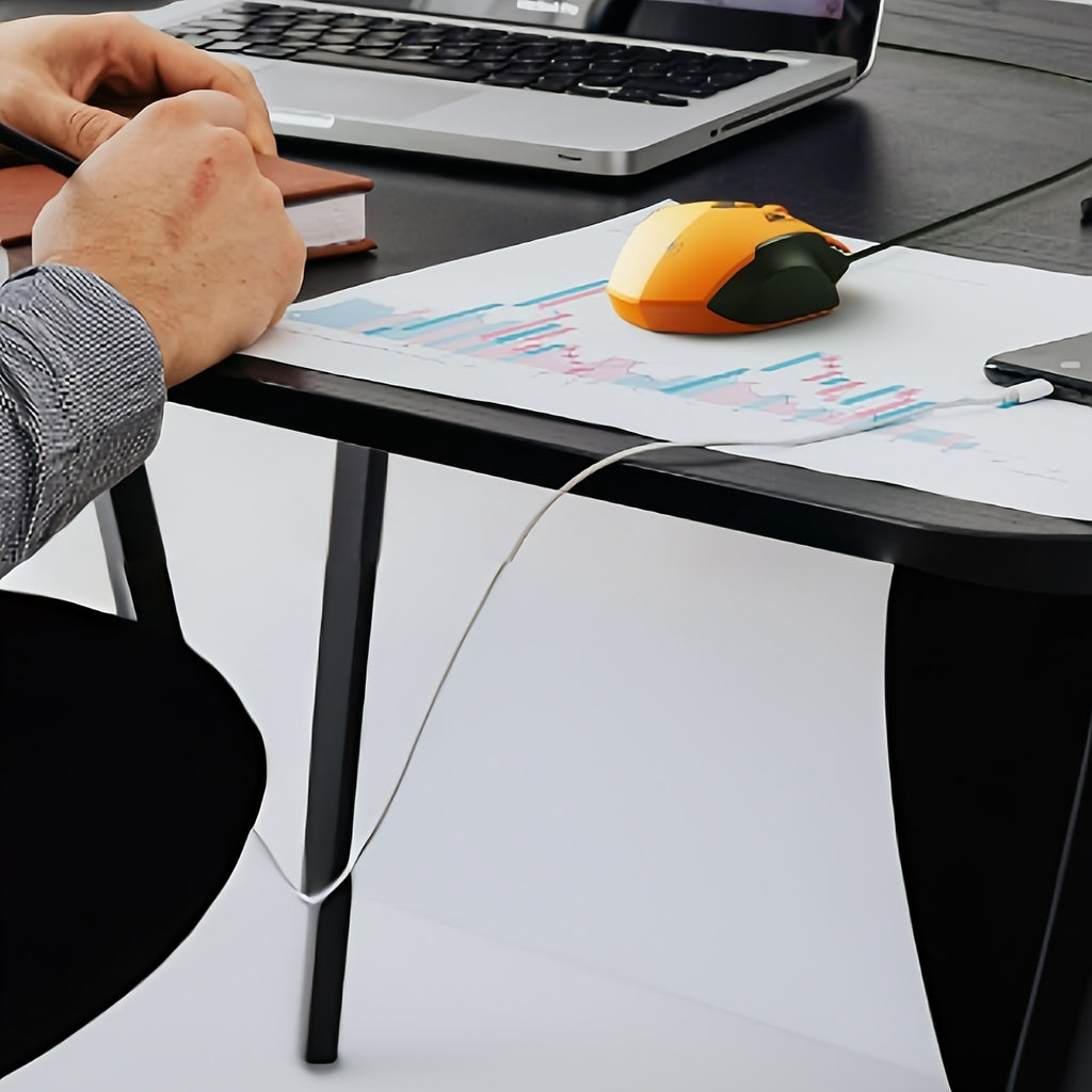 Gaming Mouse 6-Button Wired Mouse | Ergonomic Design, 1.5M USB Cable, LED Breathing Lights, Right-Handed for Gaming & Work