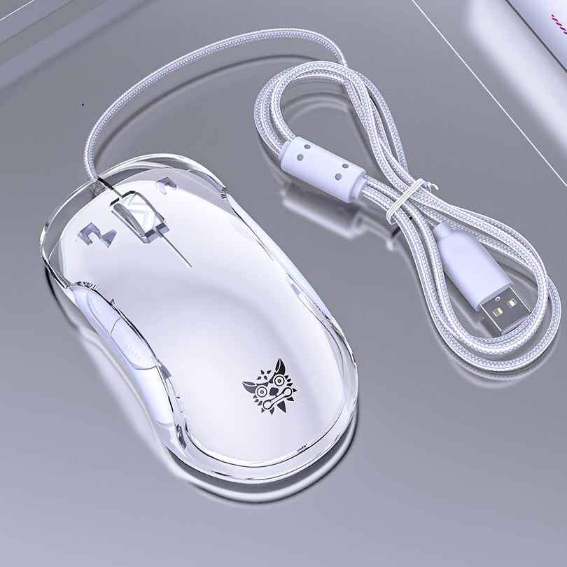 ONIKUMA Dazzling Colorful Light Effect Mouse, Triple Color Choice Gaming Mouse, Wired Mouse, 12800DPI, Ergonomic Design, Portable, Gaming\u002FOffice, for Gaming\u002FWork, Birthday\u002FHoliday Gift-CW925