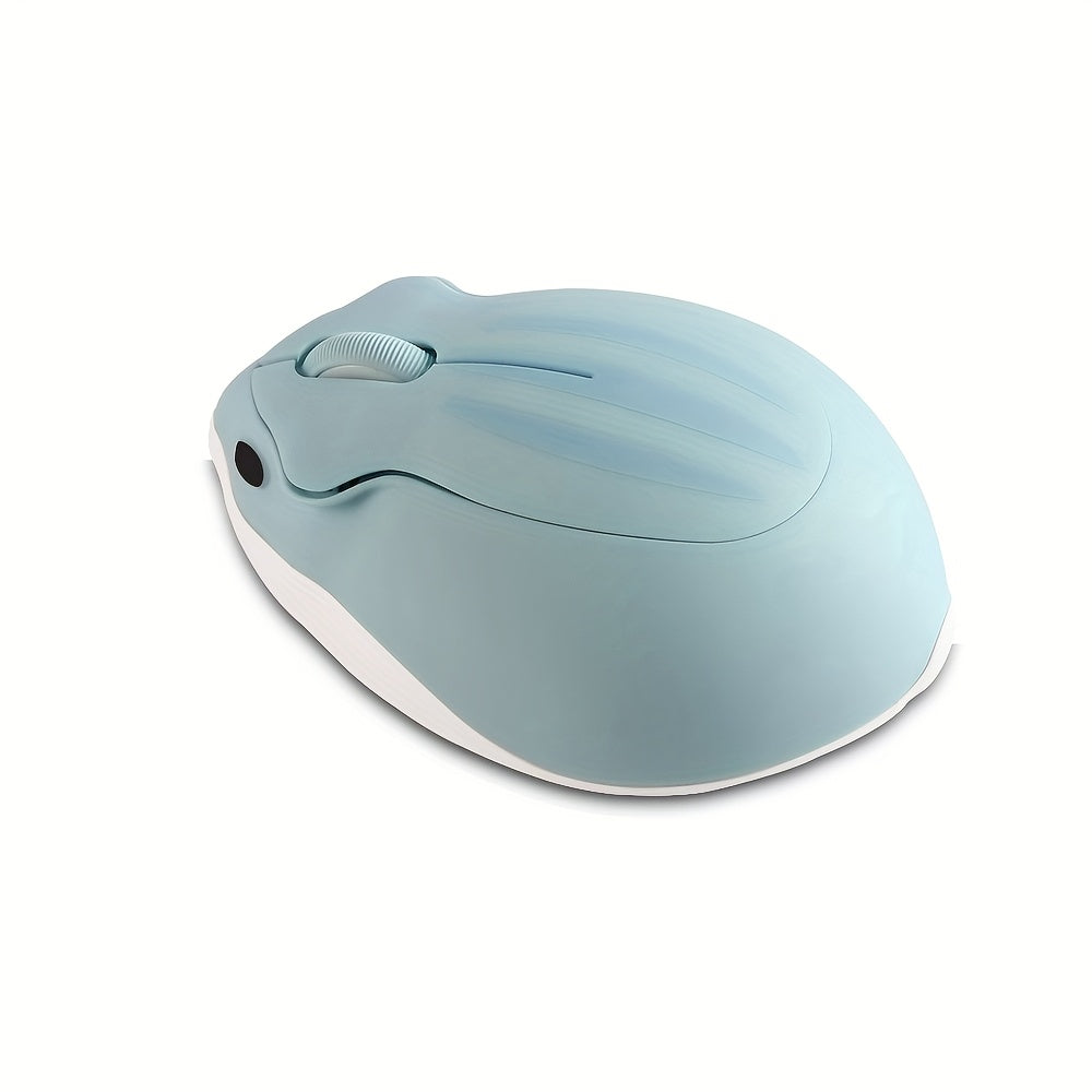 2.4GHz Wireless Mouse Cute Hamster Shape Less Noice Portable Mobile Optical