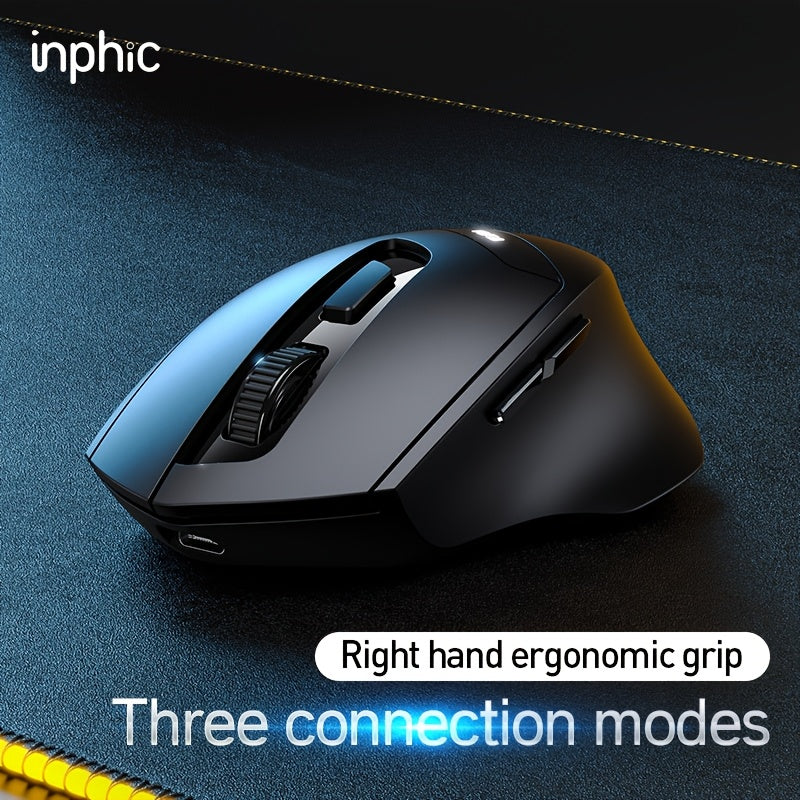 INPHIC DR01 wireless BT mouse ergonomic office light sound suitable for laptops
