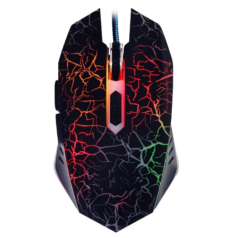 Colorful LED Computer 6KEY Gaming Mouse Professional Ultra-precise For Dota 2 LOL Gamer Mouse Ergonomic 2400 DPI USB Wired Mouse
