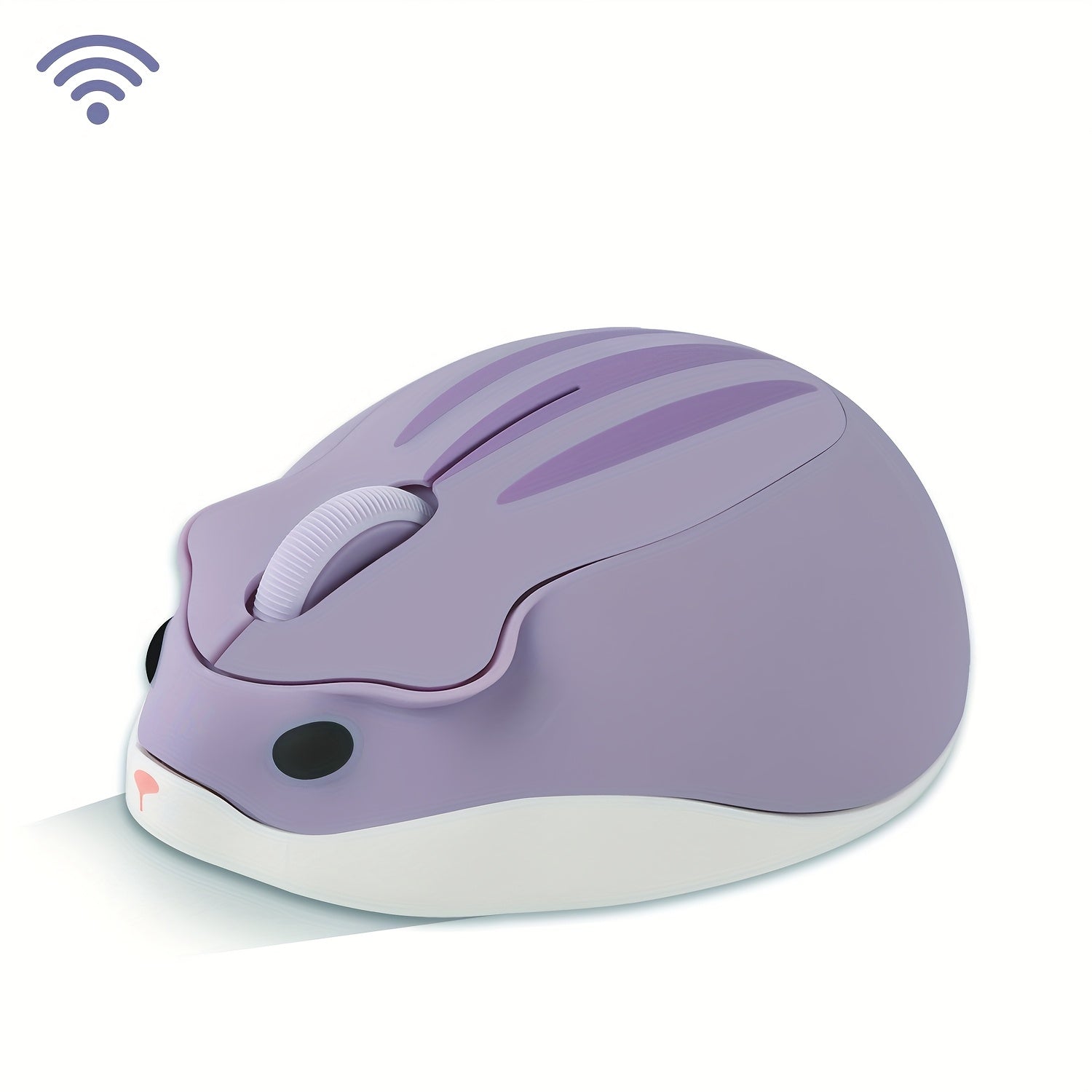 2.4GHz Wireless Mouse Cute Hamster Shape Less Noice Portable Mobile Optical