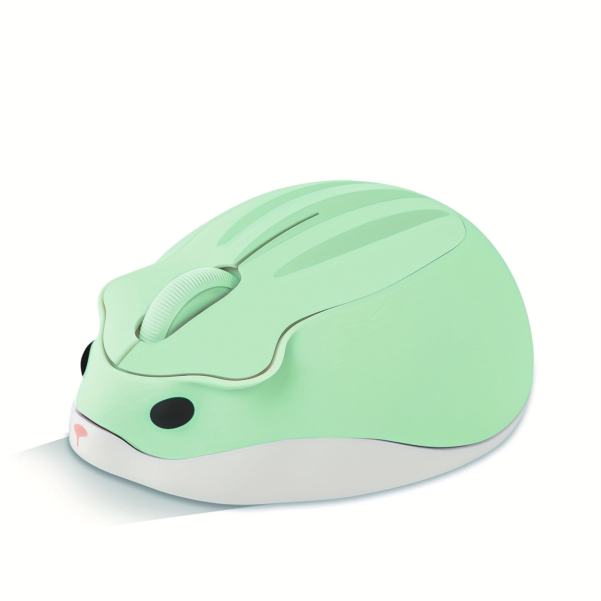 2.4GHz Wireless Mouse Cute Hamster Shape Less Noice Portable Mobile Optical