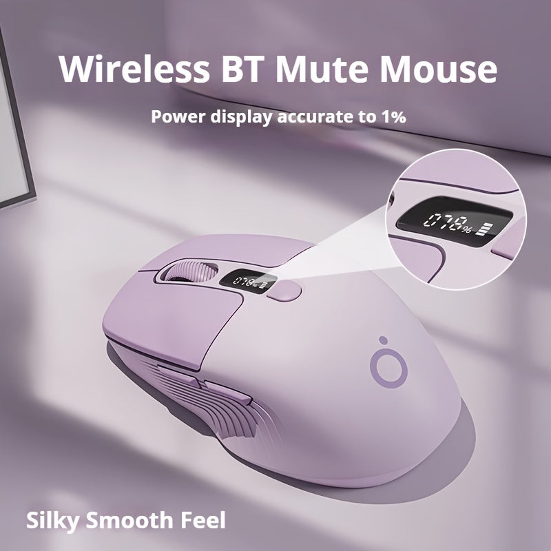 EWEADN Q1 Mini Wireless BT Rechargeable & Silent Mouse With Type-c Charging Port