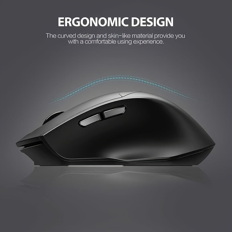 INPHIC DR01 wireless BT mouse ergonomic office light sound suitable for laptops
