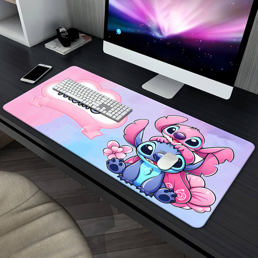 Custom Disney Lilo & Stitch Name Mouse Pad - XXL Non-Slip Rubber Base