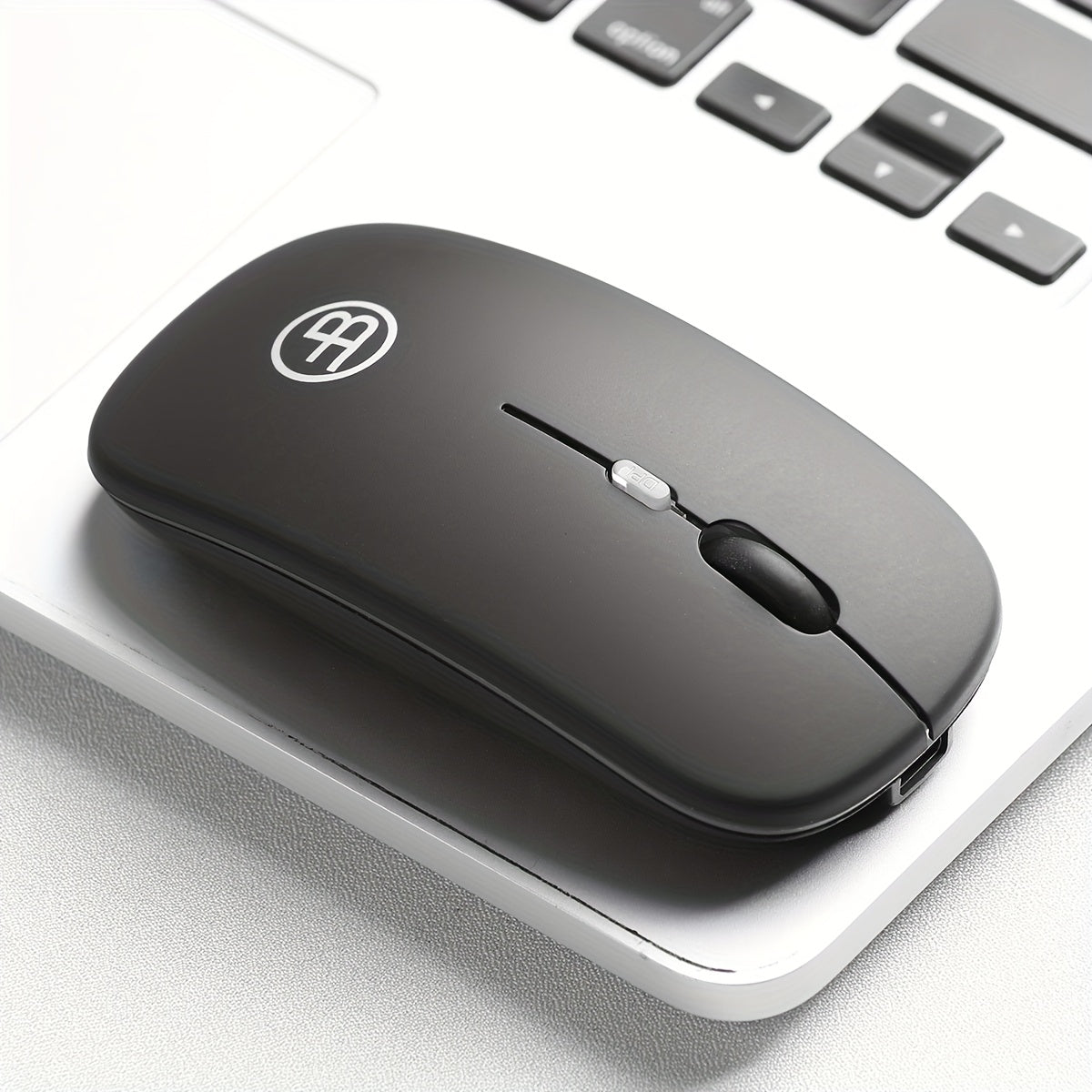 USB C Rechargeable Silent Wireless Mouse, RGB Light Emitting BT+2.4Ghz Dual Mode Wireless Mouse for Laptop Tablet Phone