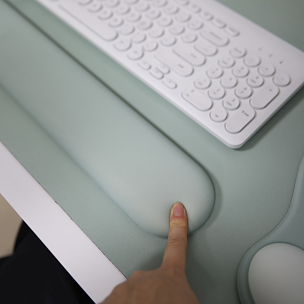 ISETTA 4-in-1 Large Ergonomic Mouse Pad with Keyboard Wrist Rest