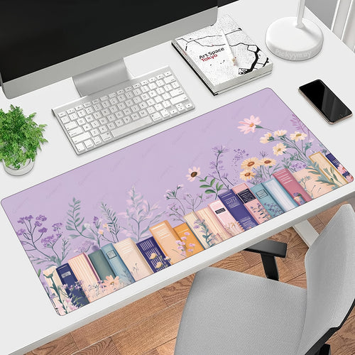 1pc Purple Bookish Lavender Large Mouse Pad