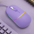 Ultra Quiet Wired Mouse Plug and Play 6400 DPI with RGB Backlight Office Mouse Perfect for PC and Laptop