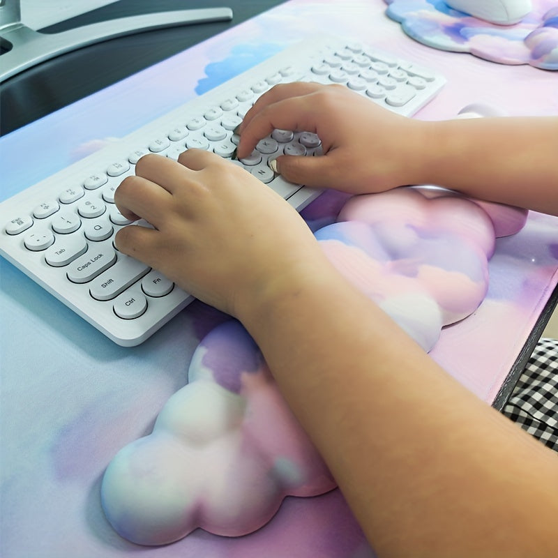 Ergonomic Wrist Rest Set 4pcs Ergonomic Memory Foam Wrist Rest Set