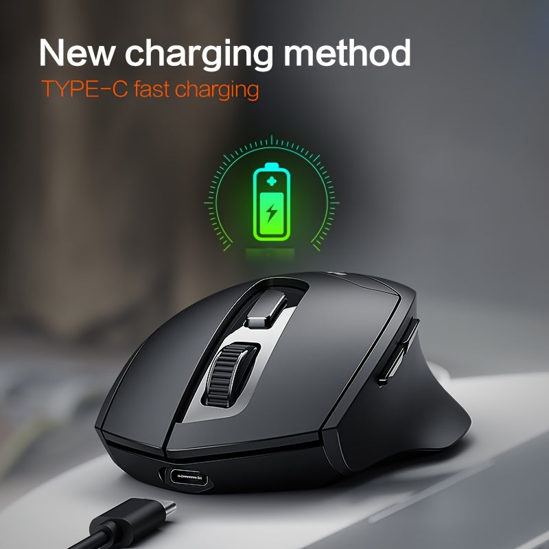 INPHIC DR01 wireless BT mouse ergonomic office light sound suitable for laptops