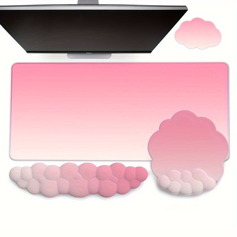 Ergonomic Wrist Rest Set 4pcs Ergonomic Memory Foam Wrist Rest Set